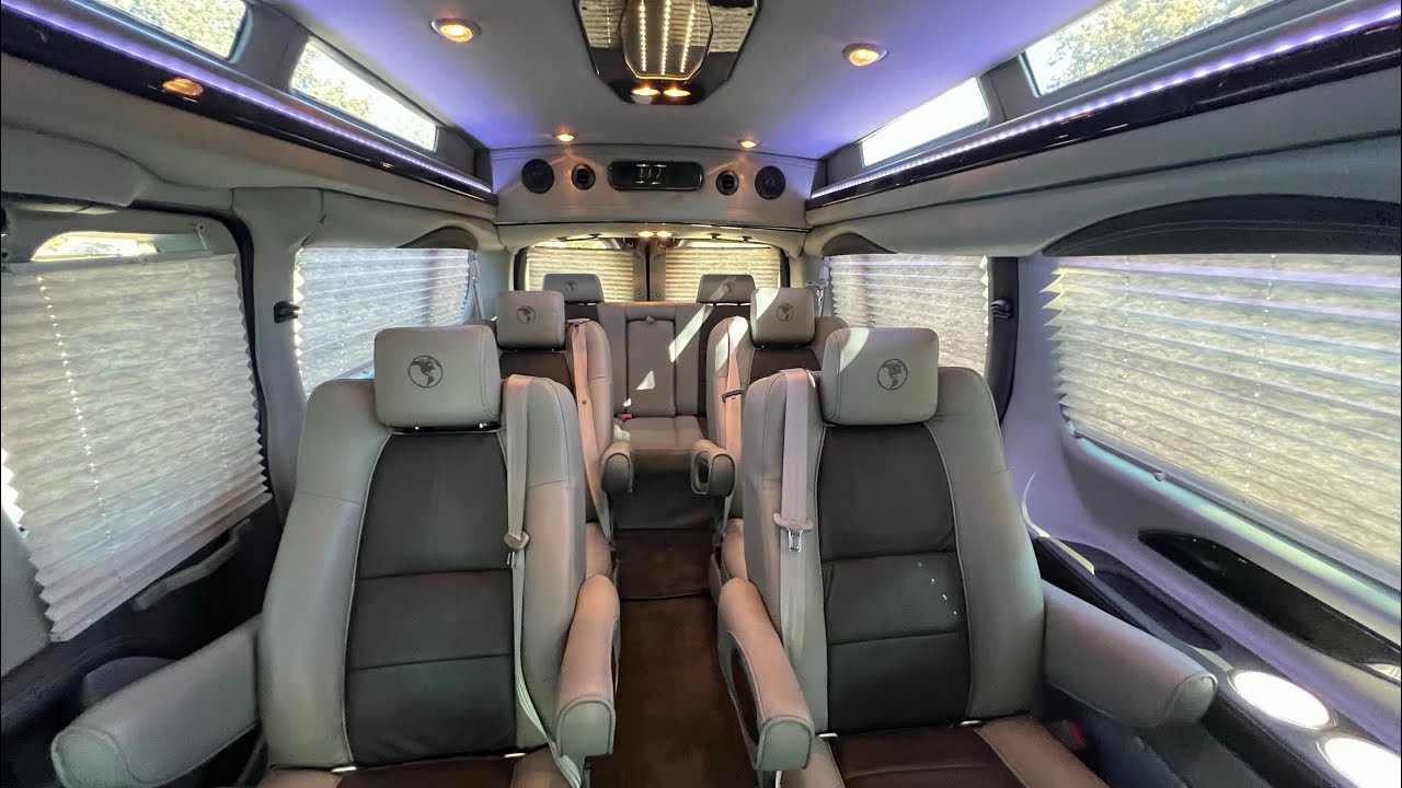 RARE Custom Ford Transit (High Top 9 Passenger) 