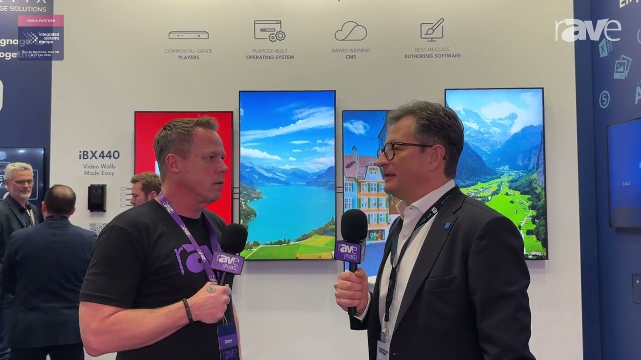 ISE 2025: Francesco Ziliani of SpinetiX Talks to Gary Kayye About Future of Signage; Impact of AI