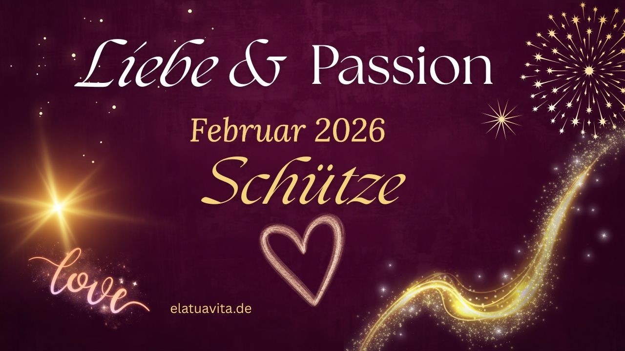 Schütze  ♐ Februar 2026✨🍀💖 Er/Sie stellt sich den eigenen Gefühlen....