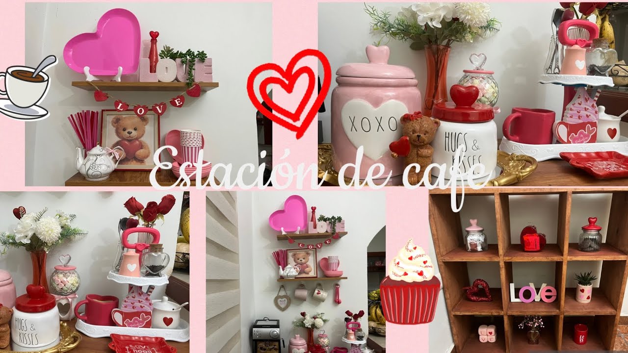 Estación de cafe ☕️ San Valentin Ositos 🧸💕