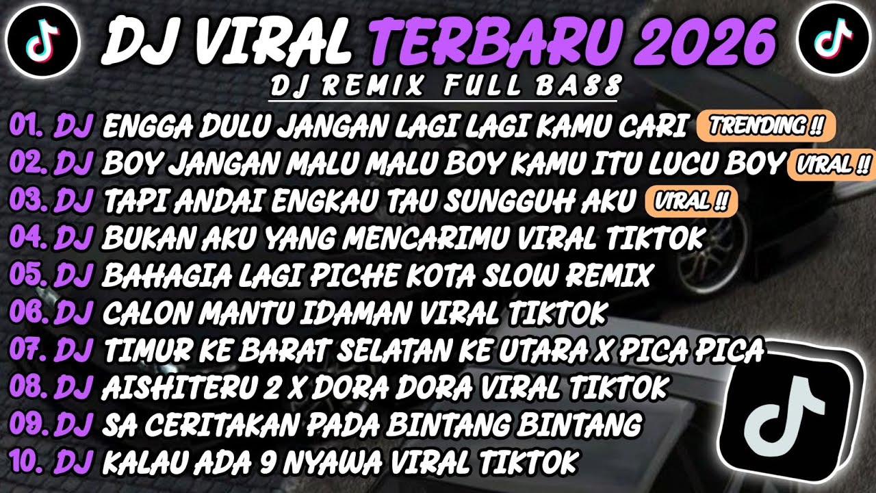 DJ TIKTOK TERBARU 2025🎵DJ ENGGA DULU JANGAN LAGI KAMU CARI CARI🎵DJ BOY JANGAN MALU MALU BOY