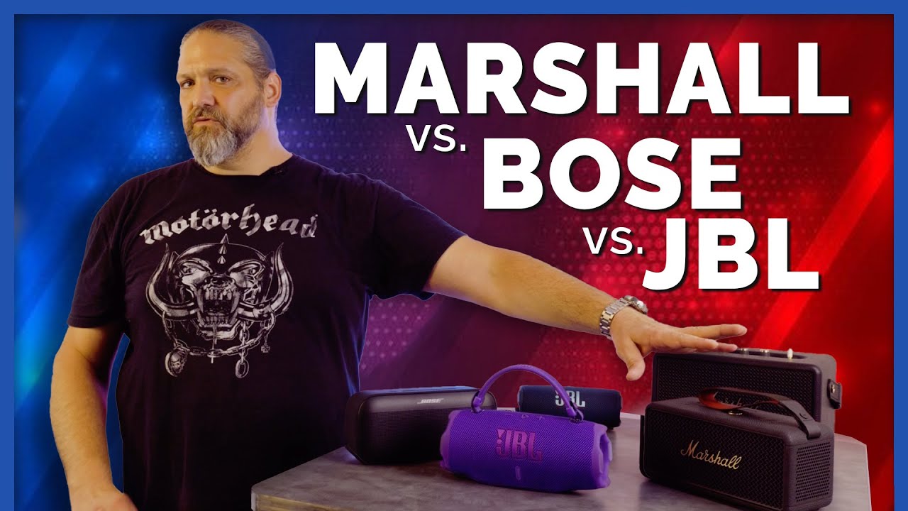 🔊 Bluetooth-Speaker im Vergleich: Bose SoundLink Plus, JBL Charge 6 & Marshall Middleton II 🔥