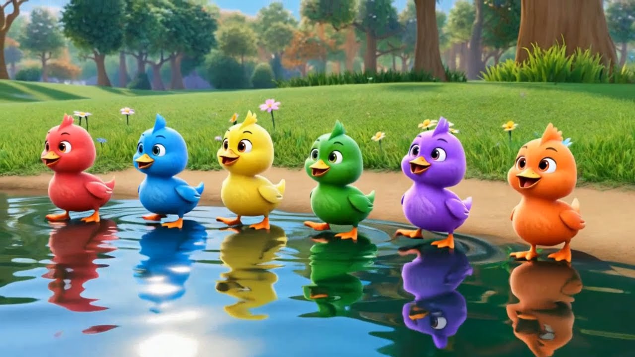Rainbow Duck 🌈 | Quack, Dance & Sing with Colorful Animal Friends 🦆🎶