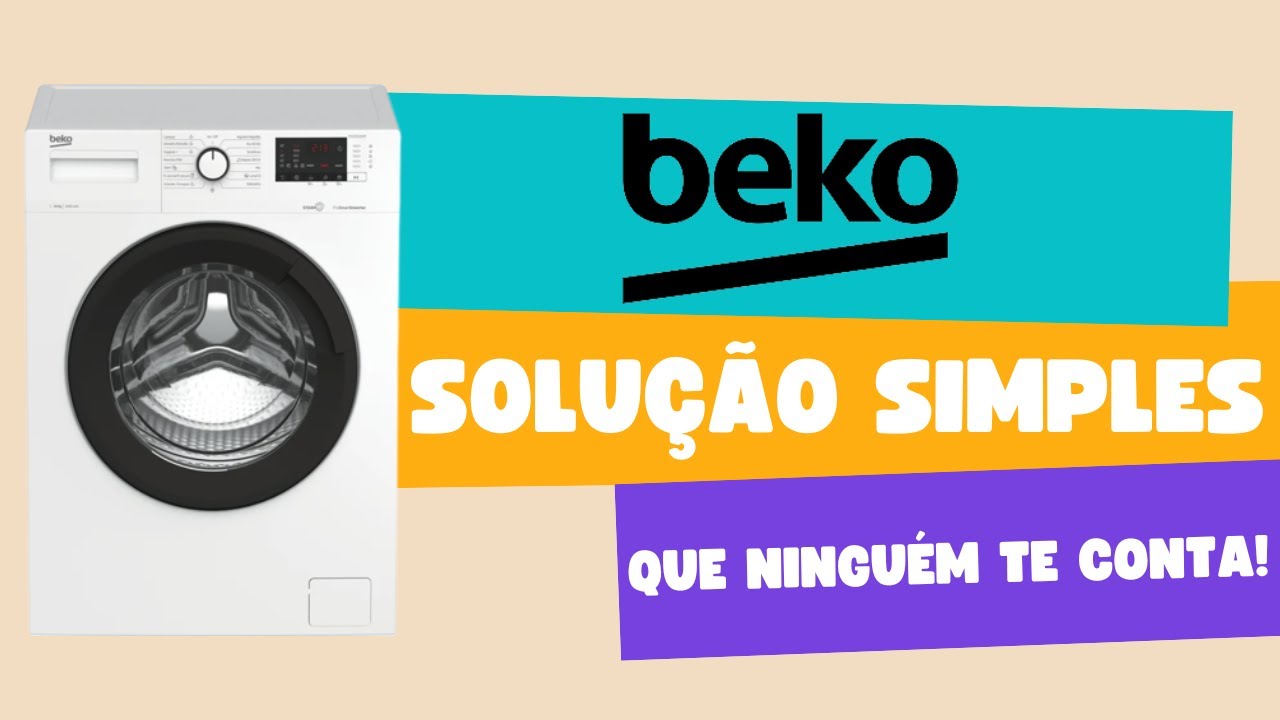 Máquina de lavar roupa Beko - programas mudam sozinhos