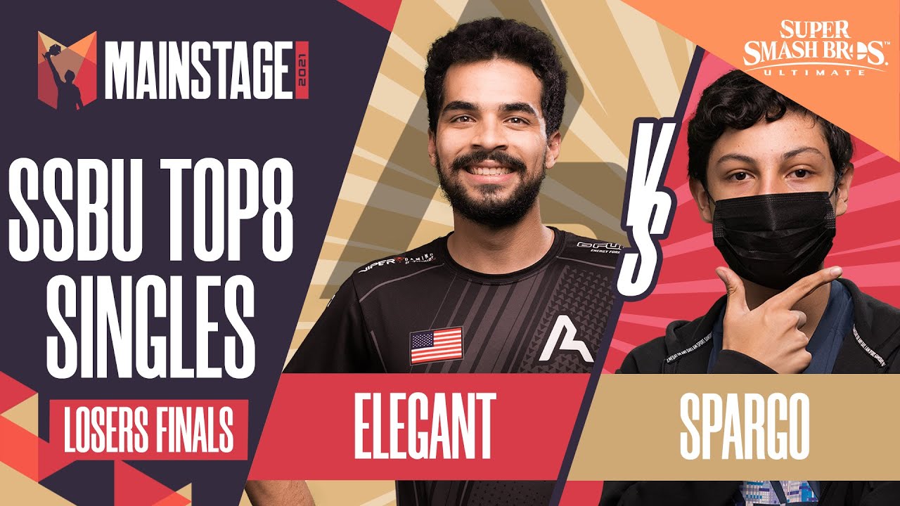 Elegant vs Sparg0 - SSBU Singles: Top 8 Losers Finals - Mainstage 2021 | Luigi vs Pyra