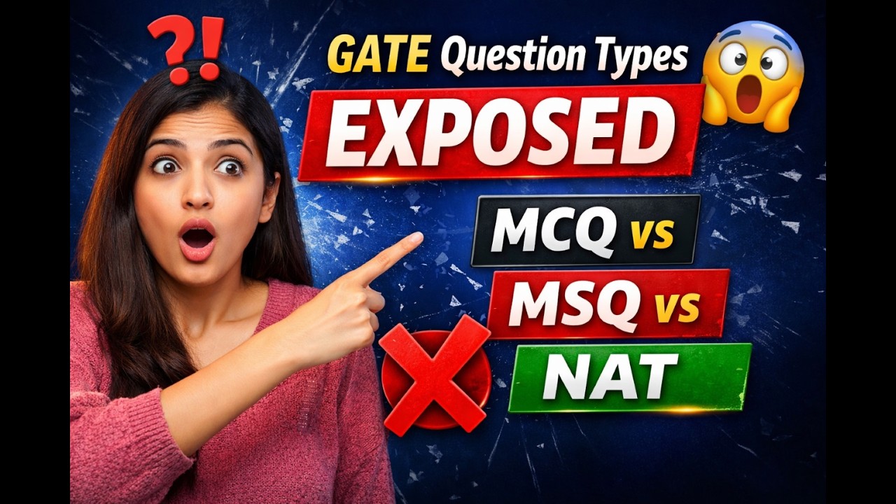Biggest GATE Mistake 😱 MCQ MSQ NAT Difference