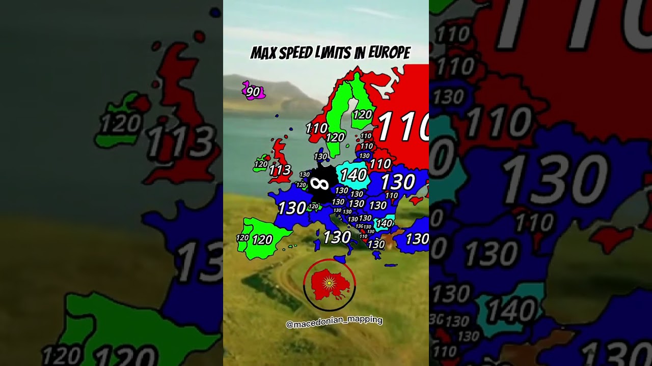 Max Speed Limits in Europe