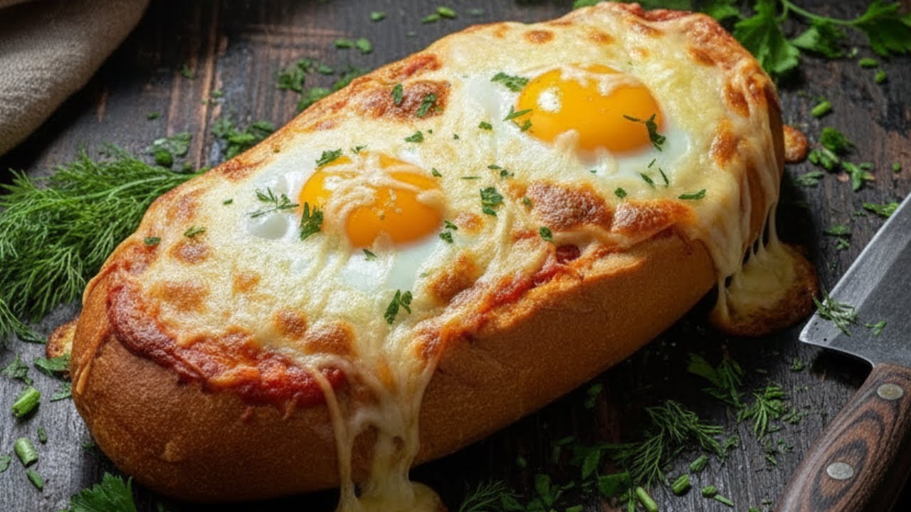 This Cheesy Ham Loaf Bakes in 20 Minutes — My Favorite Quick Snack Ever!