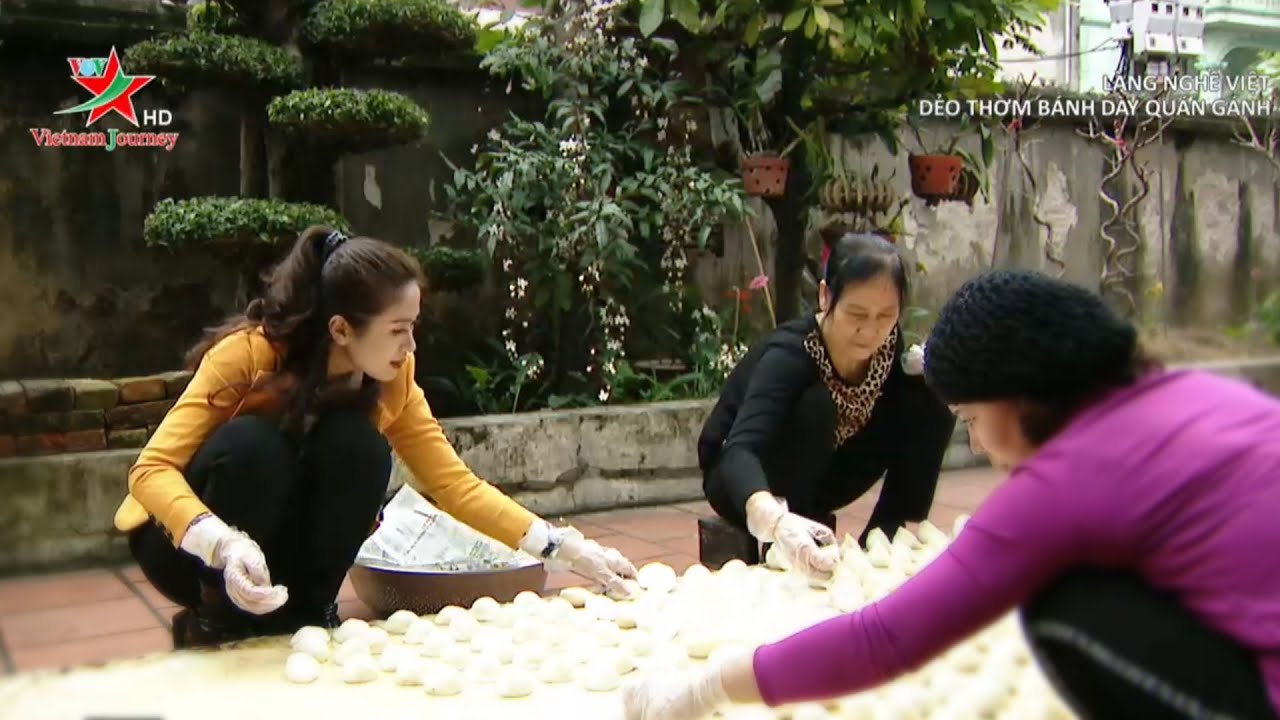 Dẻo thơm Bánh Dày Quán Gánh - Phố Quán Gánh-Thôn Thượng Đình