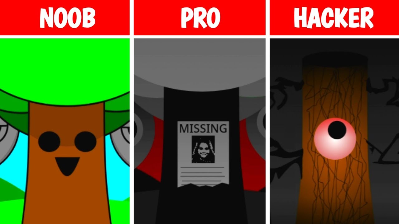 Incredibox Sprunki but NOOB vs PRO vs HACKER