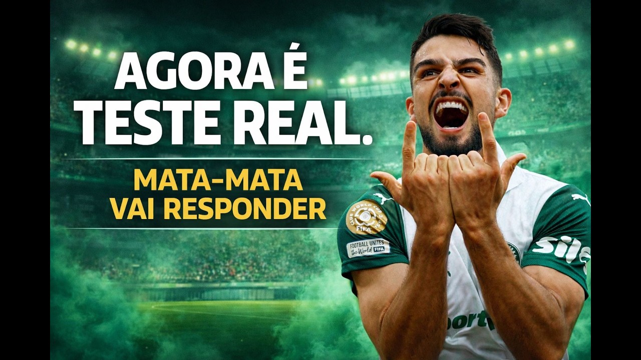 AGORA É TESTE REAL! Mata-mata vai responder se o Palmeiras convence ou só sobrevive #palmeiras #info