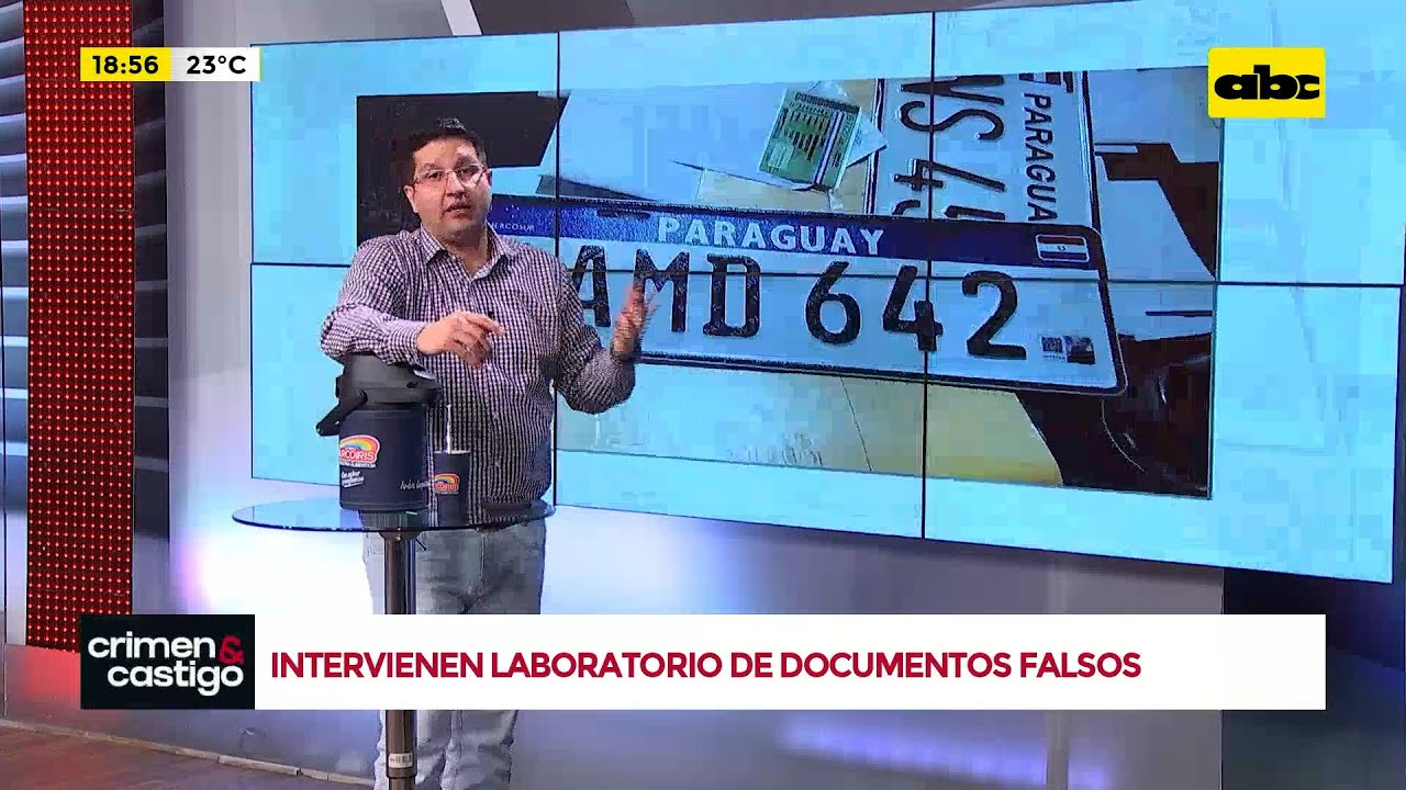 Hallan un laboratorio de fabricación de documentos falsos en Ypané
