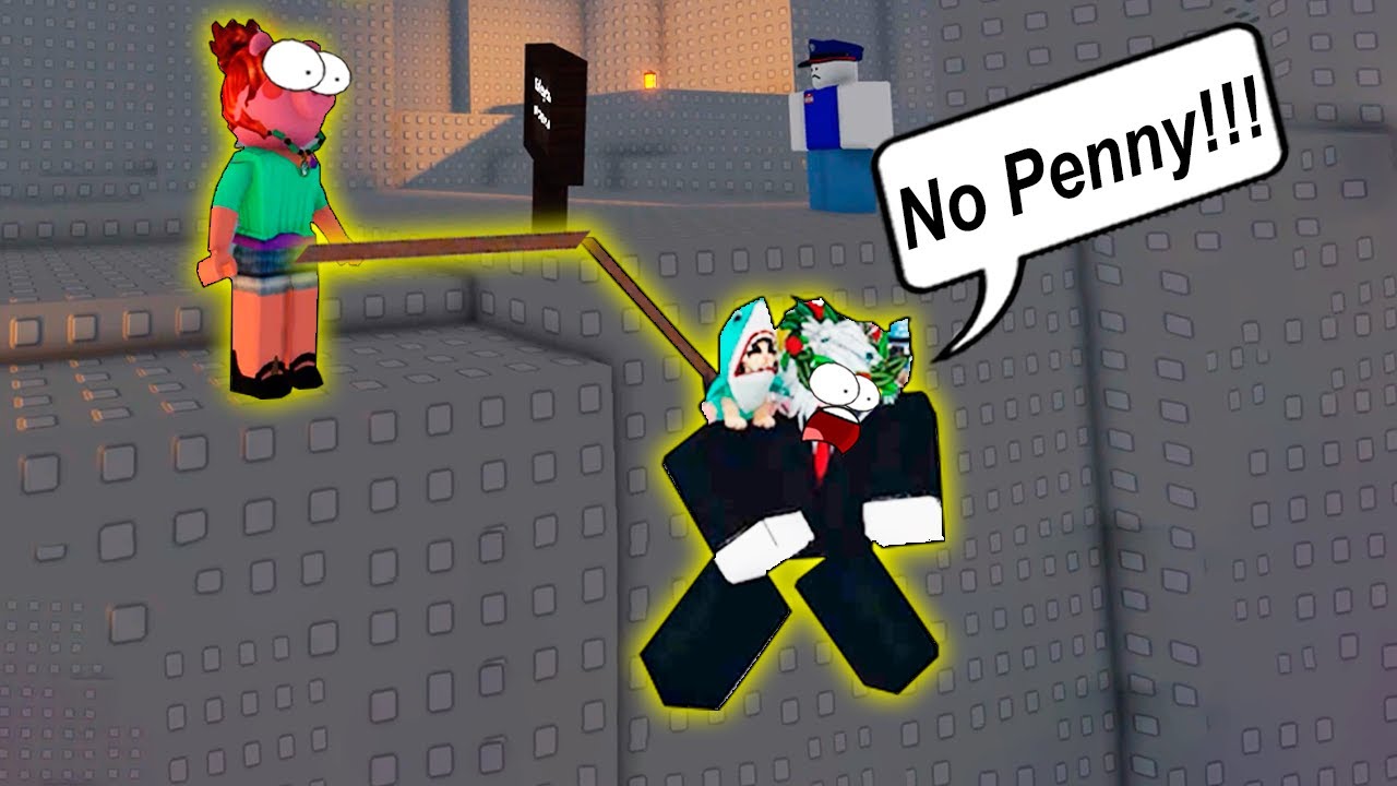 Jugando a la cuerda con Penny (Sali&oacute; Mal) | Obby de la Cuerda Roblox Momentos Divertidos