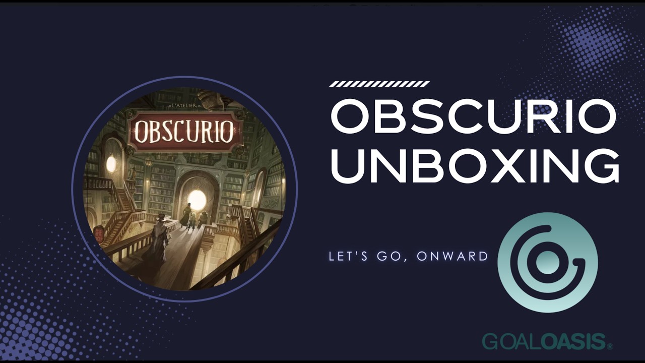 🎲 Obscurio by Libellud &mdash; Full Unboxing | GoalOasis