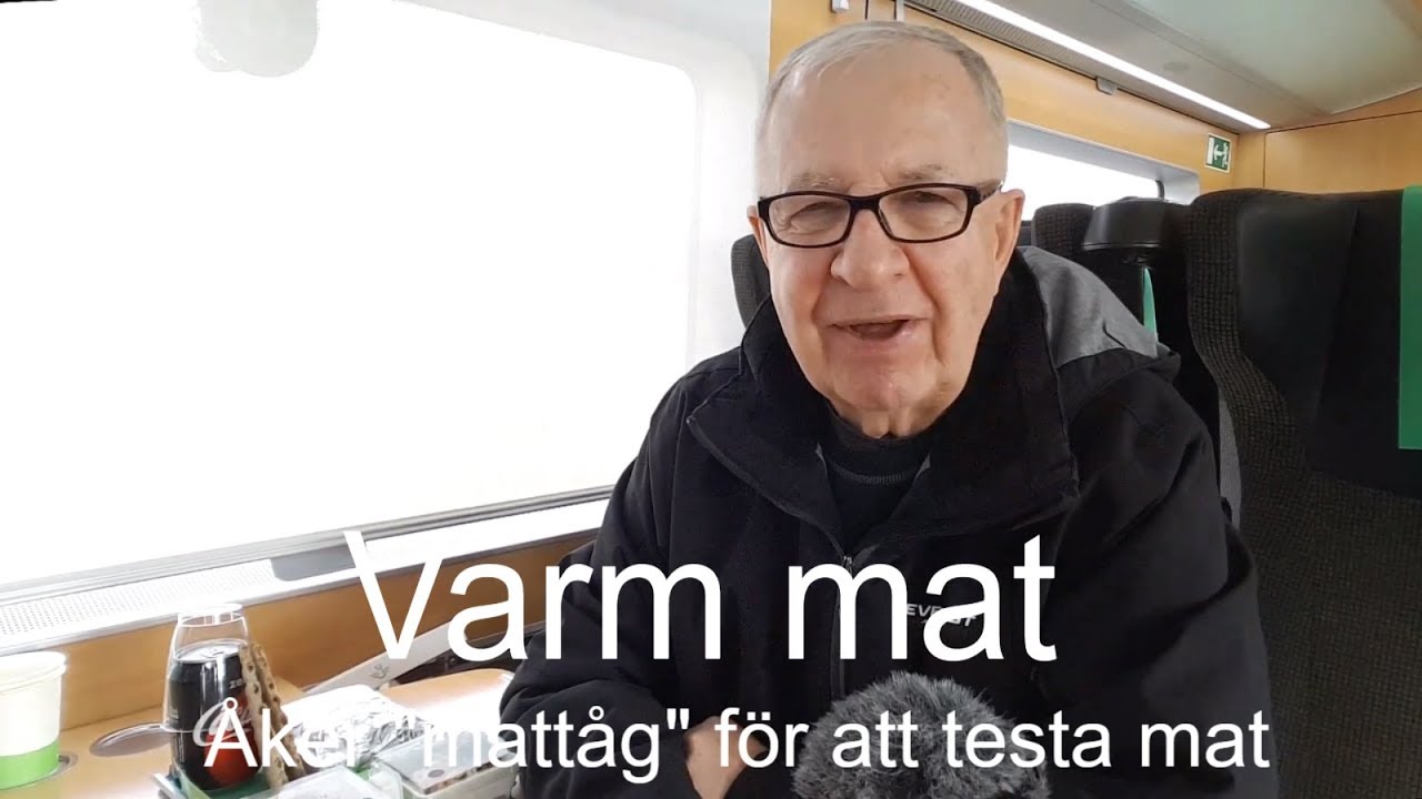 2019-02-25 MATTEST Vi reser med tåg 565 till Norrköping och får varm mat i 1 klass