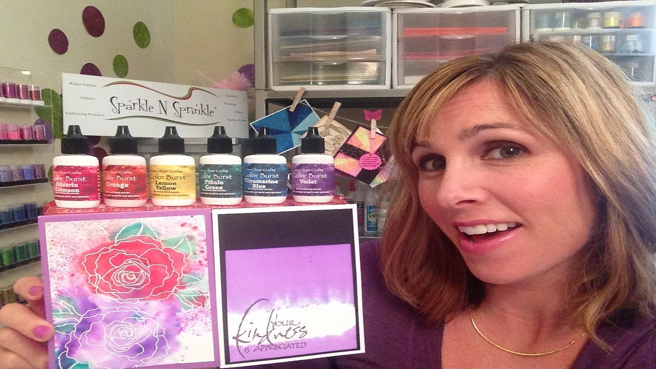 Color Burst Magic- Technique of the week- Demo Donna