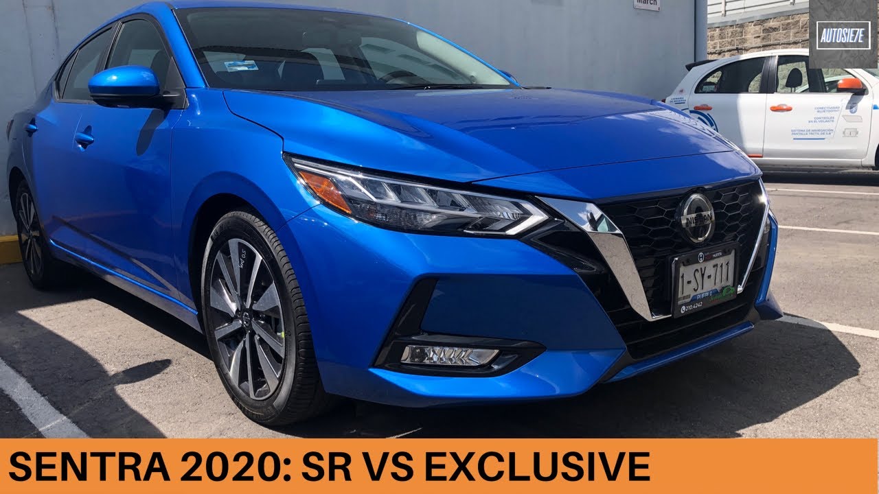 NUEVO Nissan Sentra 2020 SR TM vs EXCLUSIVE CVT | AUTOSIE7E