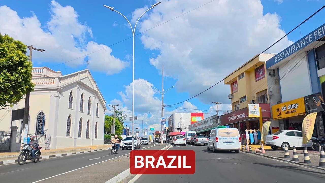 Feira de Santana Driving Tour: City Center & Main Avenues 2025 [4K]