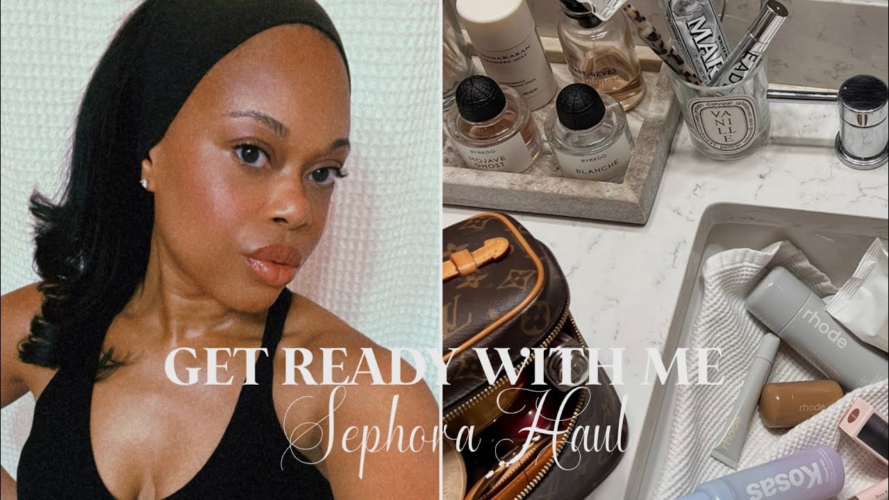 THINGS I’M LOVING + GET READY WITH ME + MINIMAL MAKE UP OVER 40 + SEPHORA HAUL