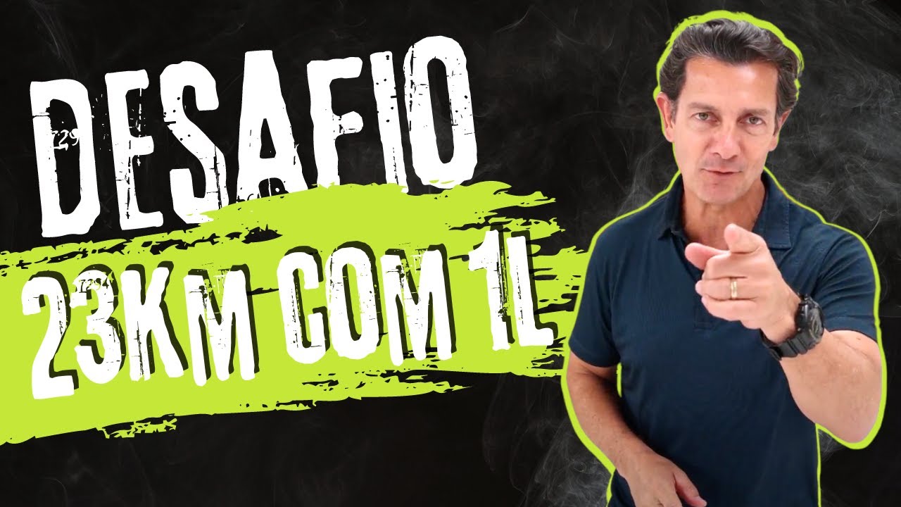SERÁ QUE CONSEGUI? RODAR 23KM COM APENAS 01L DE COMBUSTÍVEL!  #combustível