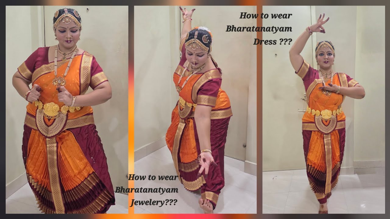 How to wear Bharatanatyam dress and Jewelry? #bharatnatyamdancer #bharatnatyam  #costume #jewelry