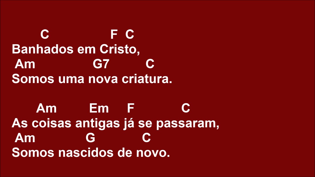 [ASPERS&Atilde;O] BANHADOS EM CRISTO
