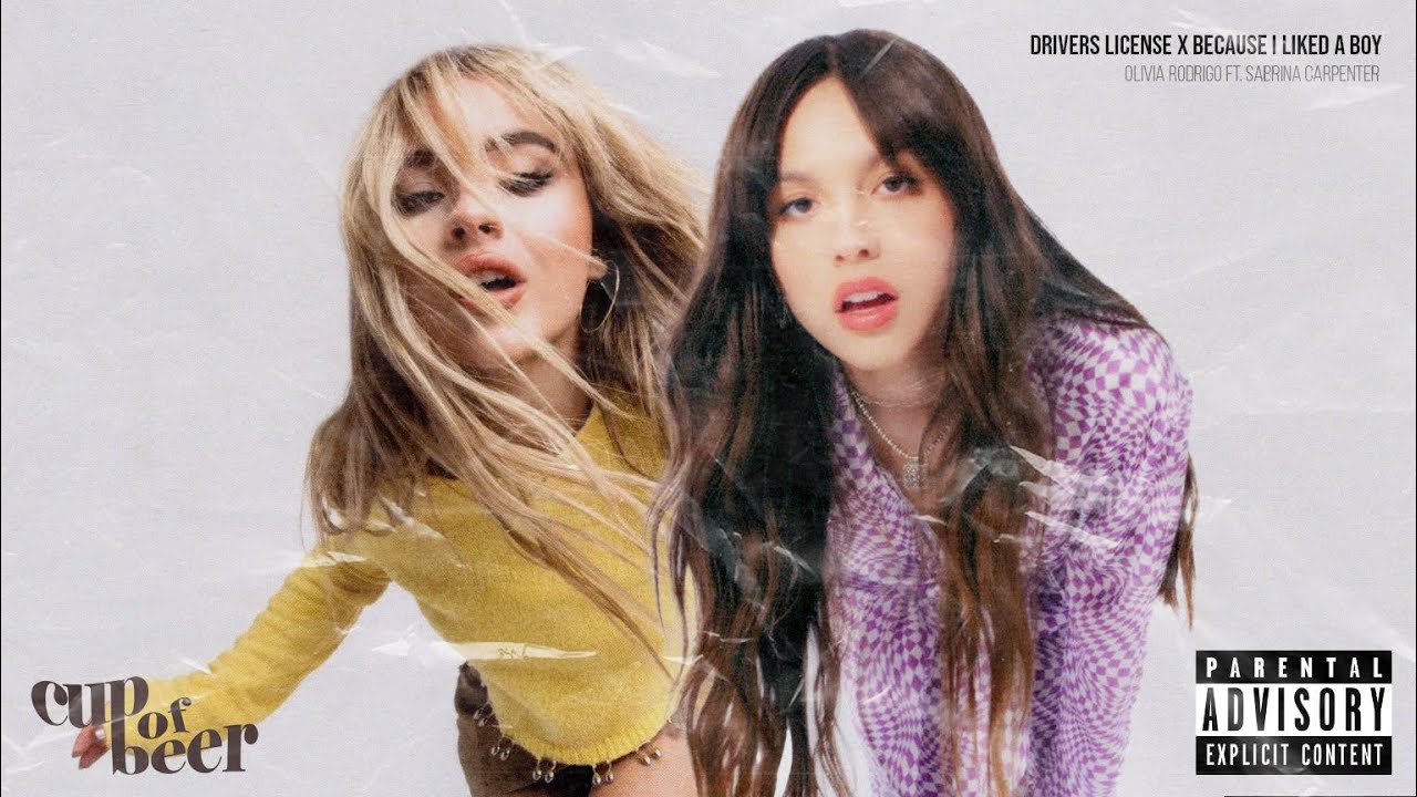 drivers license x because i liked a boy - olivia rodrigo & sabrina carpenter (mashup)