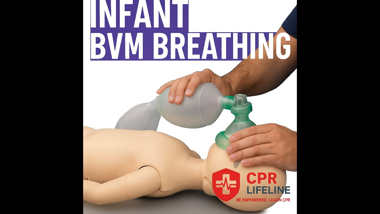 CPR Lifeline AHA Infant BLS Rescue Breathing with VAM