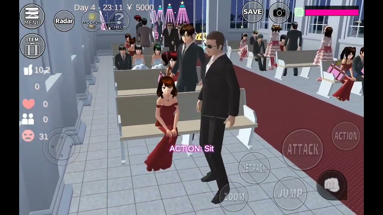 Sakura school simulator black clothes 5 wedding chapel los Venta en que paso ayer