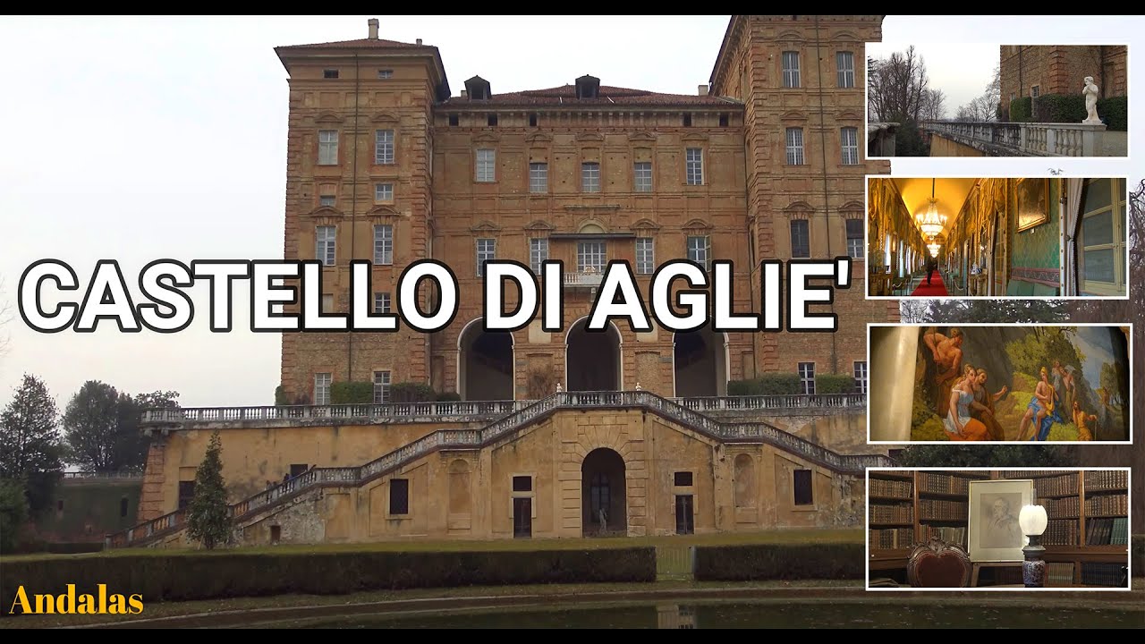 Castello Sabaudo di Agliè (Torino) ed il suo borgo [4K]
