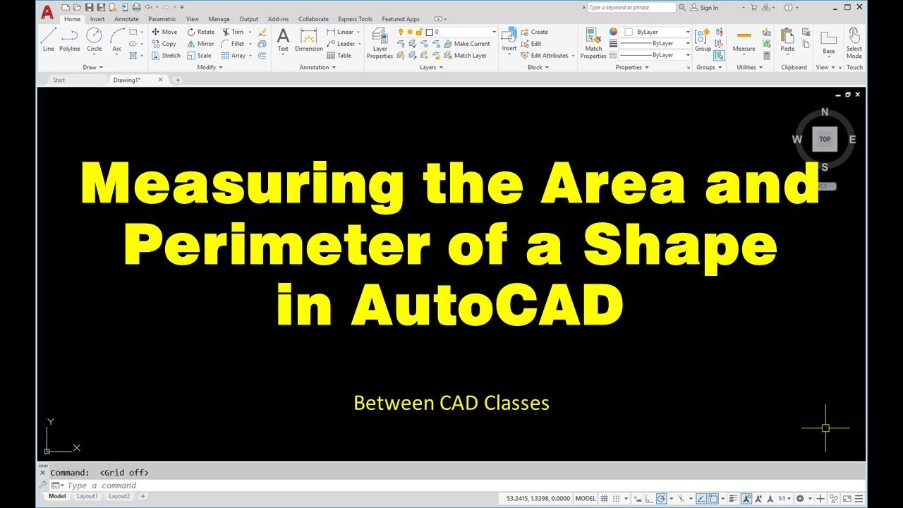 Measuring Area and Perimeter in AutoCAD