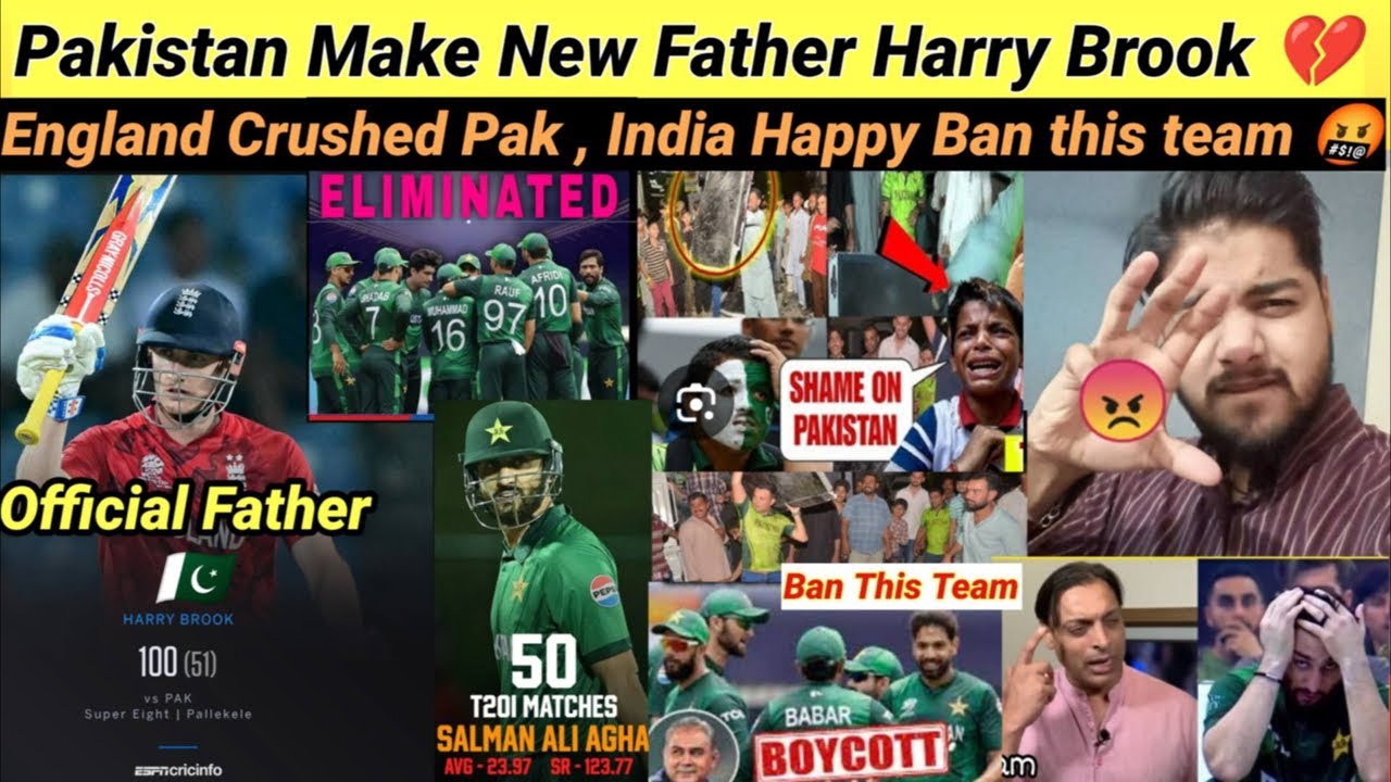 Pakistan Eliminated From T20 Worldcup 2026, Harry Brook Century 🤬