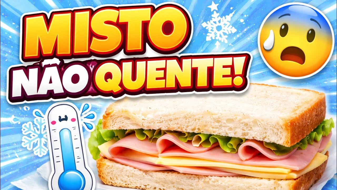 🥪✨Aprenda a fazer um MISTO FRIO simples, rápido e delicioso!