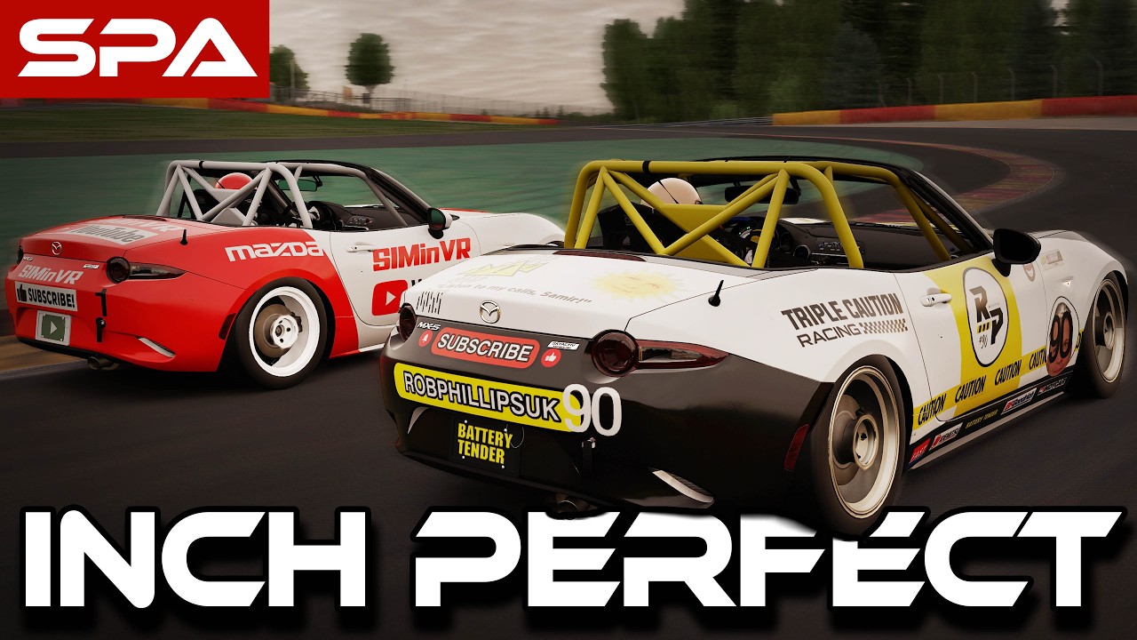 Inch Perfect MX5 Battle at Spa vs RobPhillipsUK | iRacing