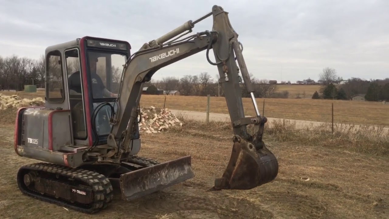 BigIron Online Auctions, Takeuchi TB025 Mini Excavator, January 17, 2018