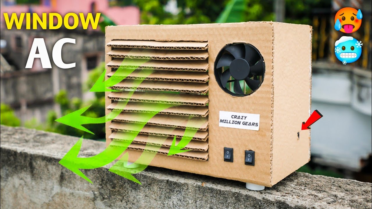 How to make AC || Smart Air Conditioner At Home || Powerful AC