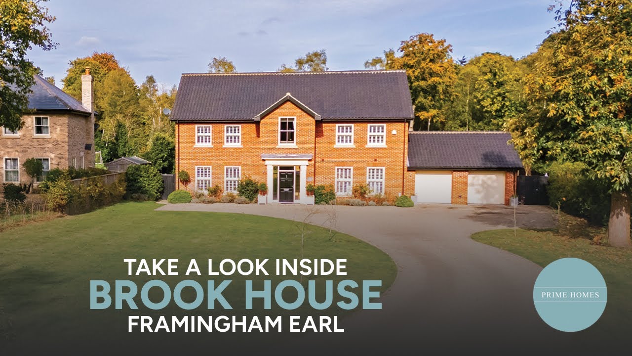 Explore the Luxurious Brook House: A Modern Family Retreat in Framingham Earl
