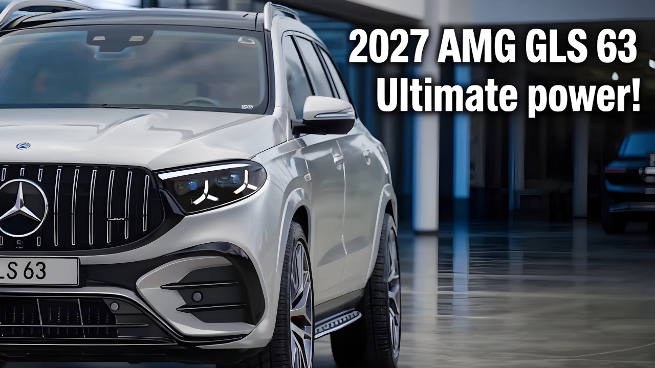 Mercedes-AMG GLS 63 2027 года — мощь плоского V8 в роскошном гиганте!