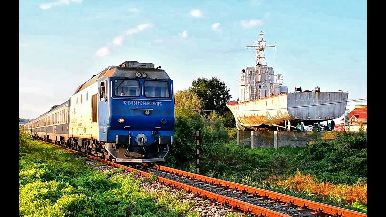 Trenuri de călători-Eforie Nord-Lacul Techirghiol-Vila Azur-Septembrie 2019