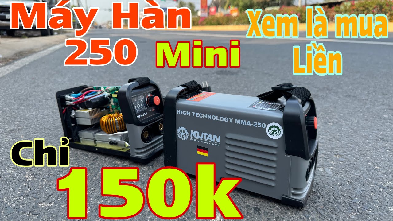 🔴🔴🔴🔴 máy Hàn kutan mini 250 siêu khỏe đẹp bền chính hãng. Bh 2 năm đổi mới 30 ngày đầu lỗi