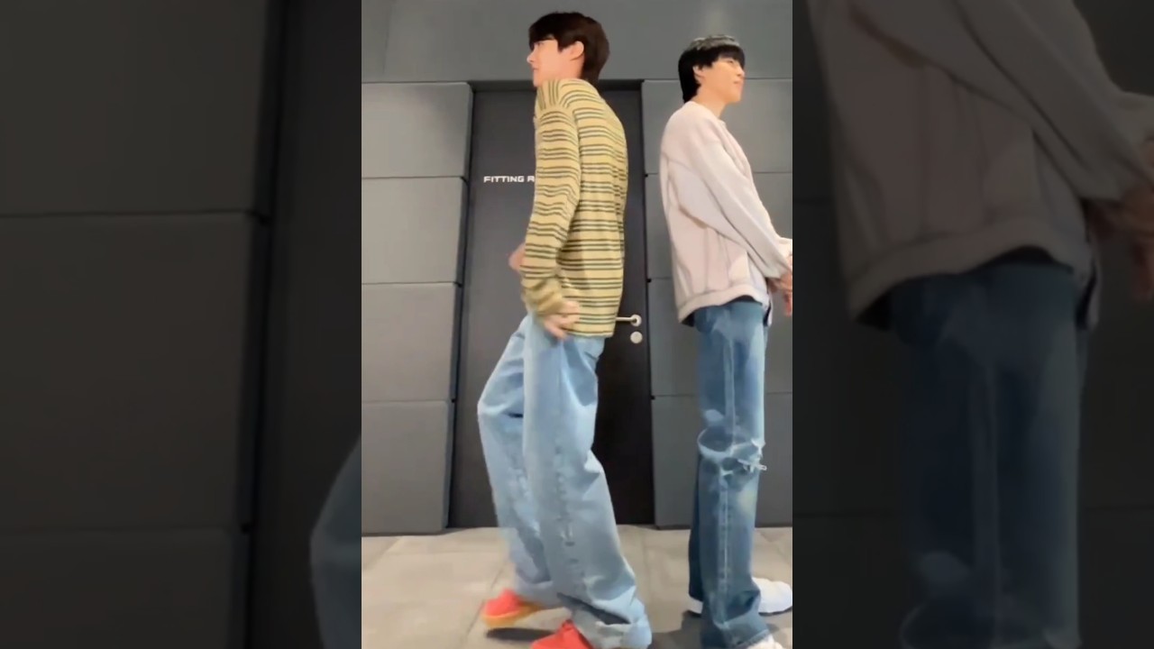 JIMIN and JHOPE Like Crazy dance challenge 🤣
