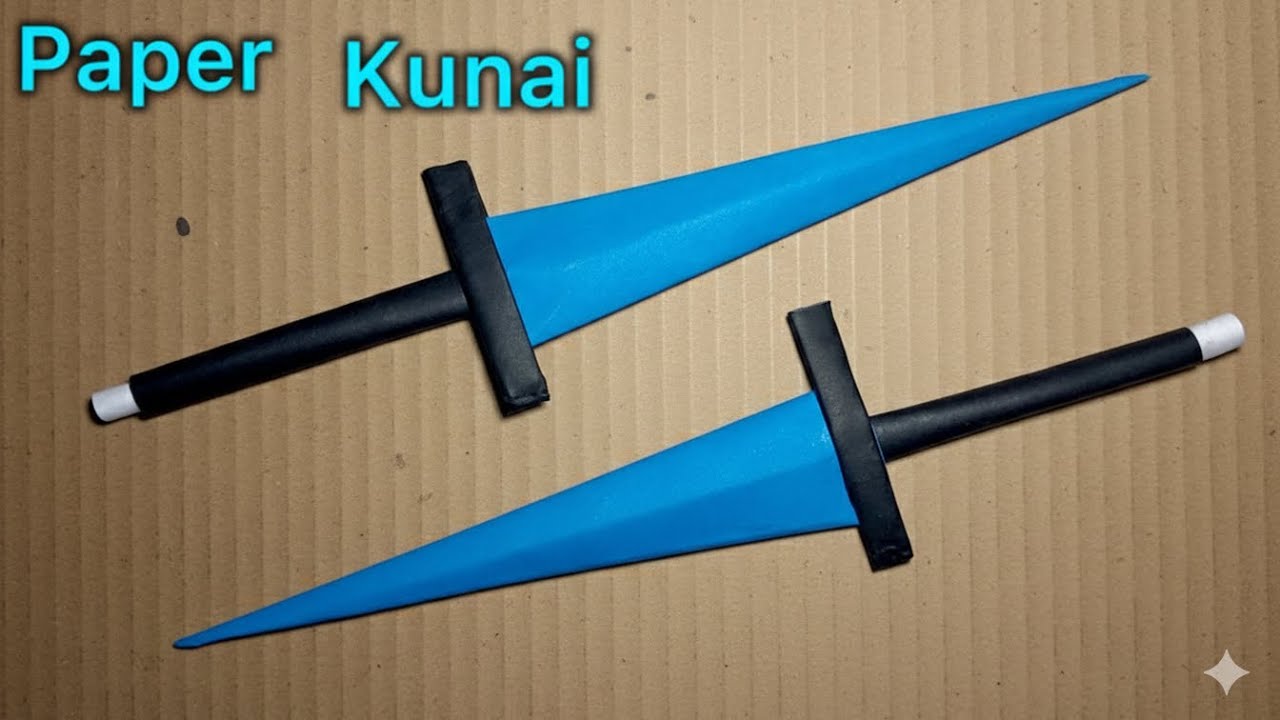 How to Make a Paper Dagger that Looks REAL!  (Easy DIY)