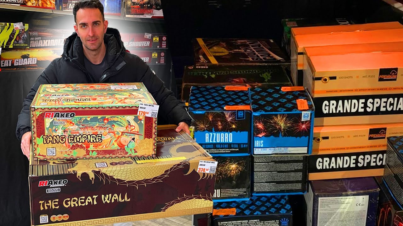 DIT IS ONZE TOTALE VUURWERK COLLECTIE OUD EN NIEUW!