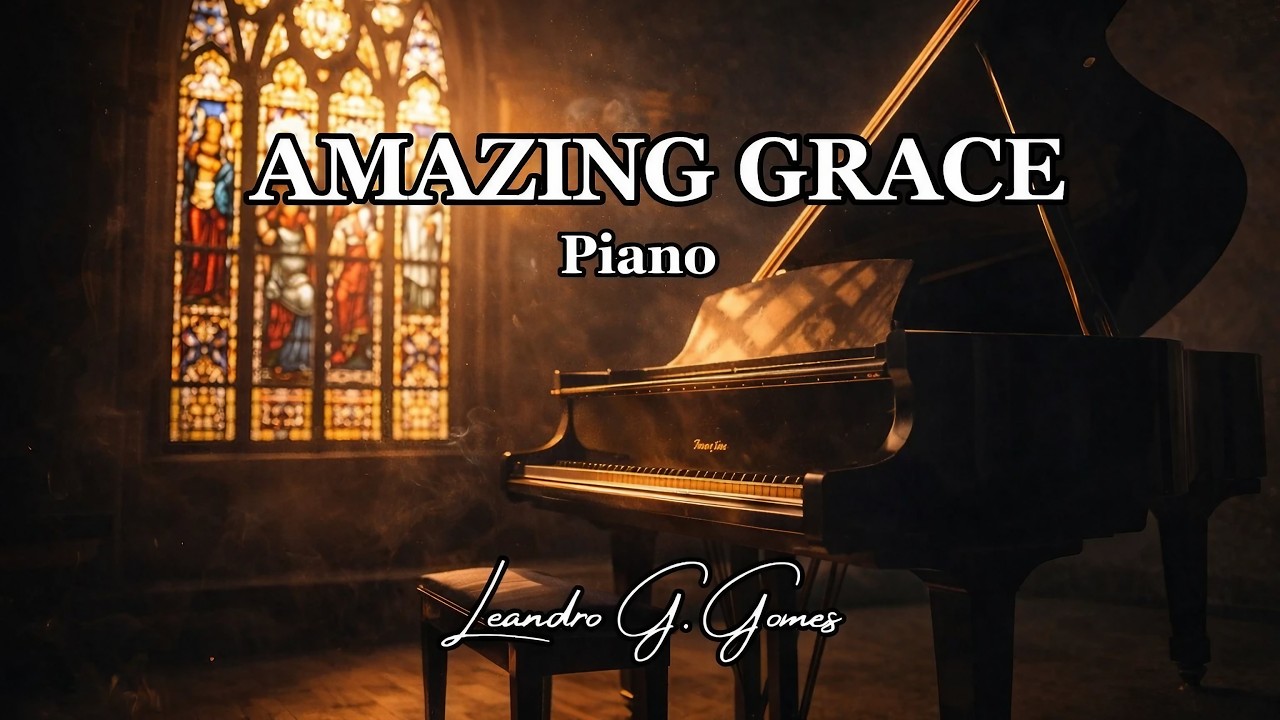 Amazing Grace (Piano Instrumental) | Prayer, Reflection & Worship Background Music