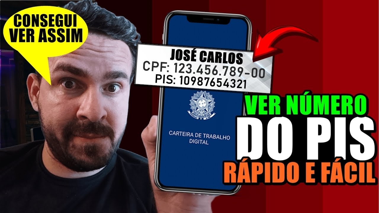 Como VER o NÚMERO do PIS pela CARTEIRA de TRABALHO DIGITAL? ATUALIZADO!