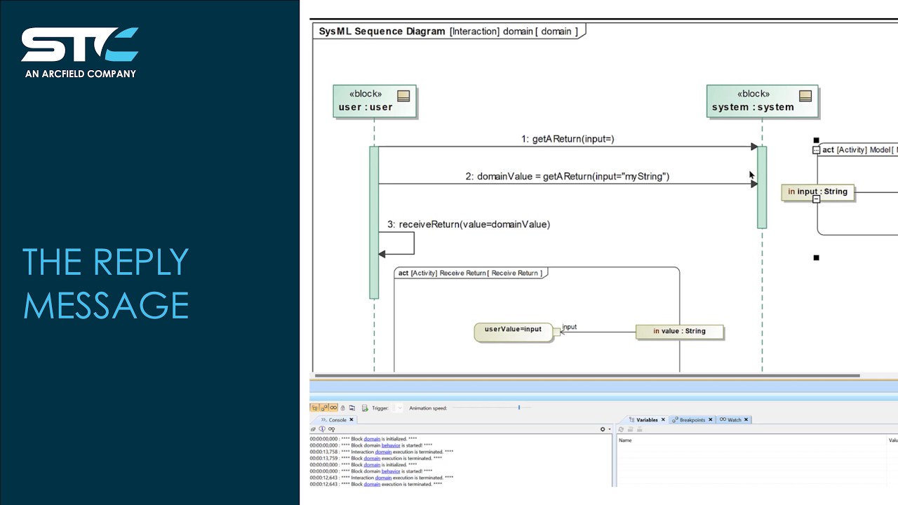 Mastering Reply Messages in Cameo Systems Modeler