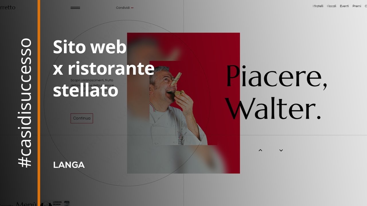 Progetto VIP - COME CREARE UN SITO PER UN RISTORANTE TOP