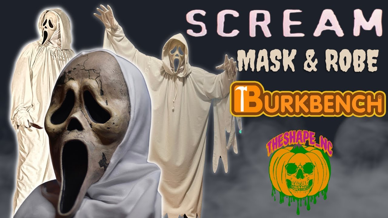 Scream Concept Ghostface White Robe / White Shroud Scream 6 Mask / Burkbench Designs White Robe