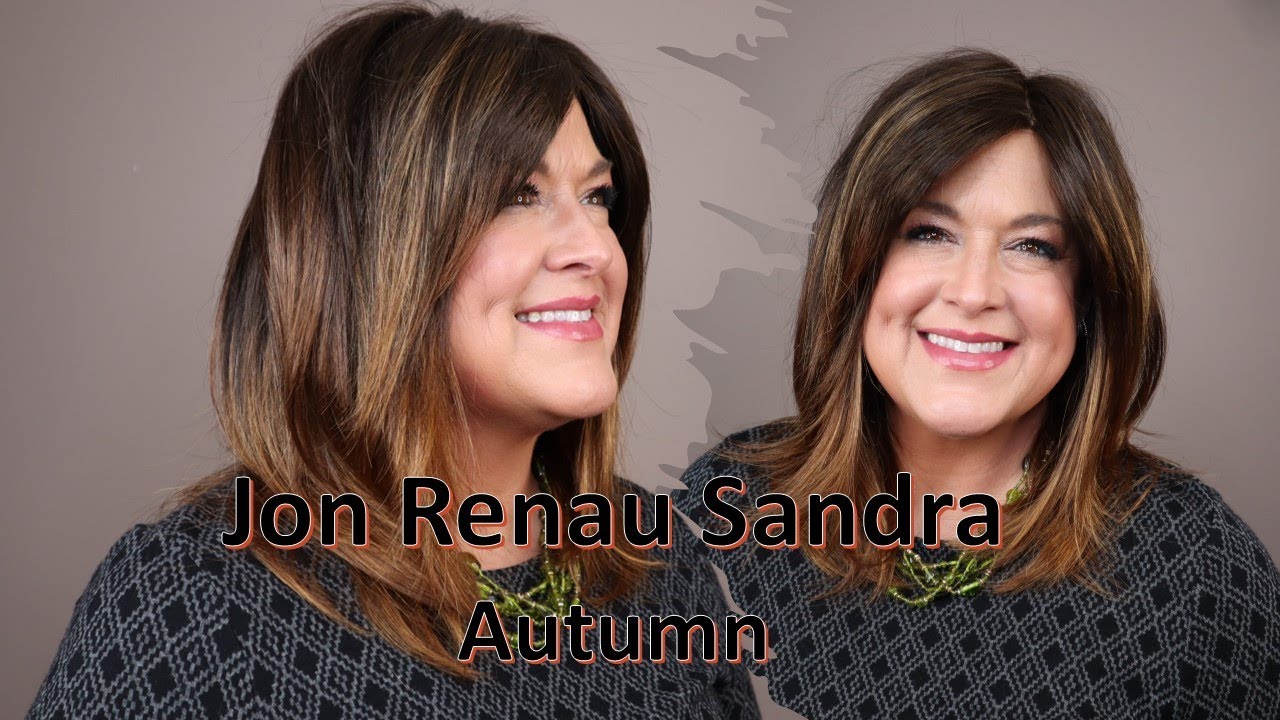 Jon Renau SANDRA | NEW Ombre Color Autumn S6-30A27RO | Hand-tied cap and SUPER realistic synthetic