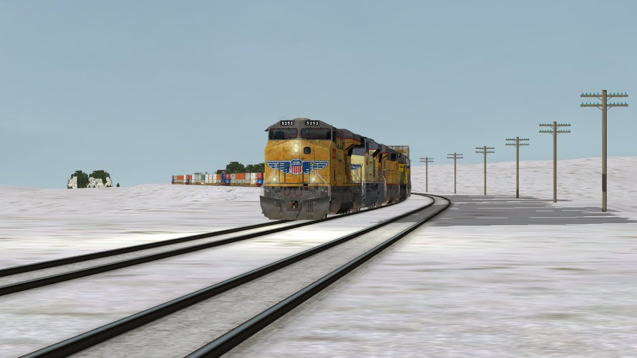 ORTS: High Speed UP C45ACCTE #5252 EB ZOAG2-01 At Blairstown, IA